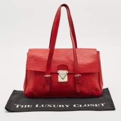Louis Vuitton Red Epi Leather Segur MM Bag