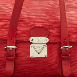 Louis Vuitton Red Epi Leather Segur MM Bag