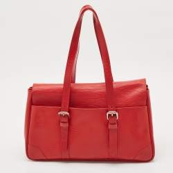 Louis Vuitton Red Epi Leather Segur MM Bag