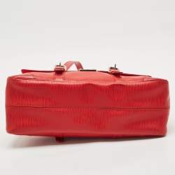 Louis Vuitton Red Epi Leather Segur MM Bag