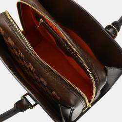 Pre Owned Louis Vuitton Brown Damier Triana Handbag