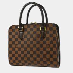 Pre Owned Louis Vuitton Brown Damier Triana Handbag
