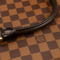 Pre Owned Louis Vuitton Brown Damier Ebene Triana Handbag