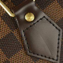 Pre Owned Louis Vuitton Brown Damier Ebene Speedy 30 Handbag