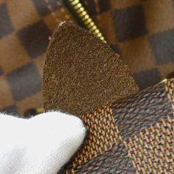 Pre Owned Louis Vuitton Brown Damier Ebene Speedy 30 Handbag