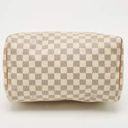 Louis Vuitton Damier Azur Canvas Speedy 30 Bag