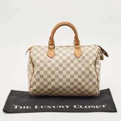 Louis Vuitton Damier Azur Canvas Speedy 30 Bag