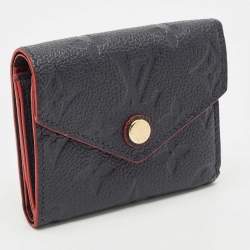 Louis Vuitton Marine/Rouge Monogram Empreinte Leather Zoe Wallet