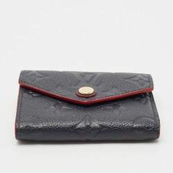 Louis Vuitton Marine/Rouge Monogram Empreinte Leather Zoe Wallet