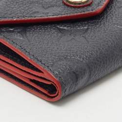 Louis Vuitton Marine/Rouge Monogram Empreinte Leather Zoe Wallet