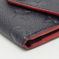Louis Vuitton Marine/Rouge Monogram Empreinte Leather Zoe Wallet