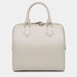 Louis Vuitton White Damier Facette Speedy Cube MM