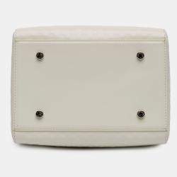 Louis Vuitton White Damier Facette Speedy Cube MM