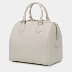 Louis Vuitton White Damier Facette Speedy Cube MM