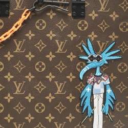 Louis Vuitton Moogram Canvas Cartoon LV Friends Sac Plat Bag