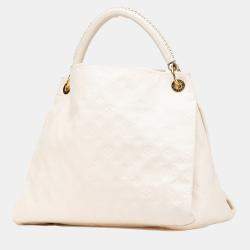 Louis Vuitton White Monogram Empreinte Artsy MM