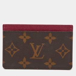 Louis Vuitton Monogram Canvas and Leather Card Holder 