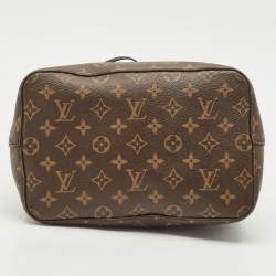 Pre Owned Louis Vuitton Black Monogram Canvas NeoNoe MM Bag