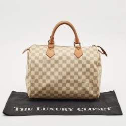 Louis Vuitton Damier Azur Canvas Speedy 30 Bag