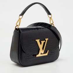 Louis Vuitton Black Alligator Vivienne Bag