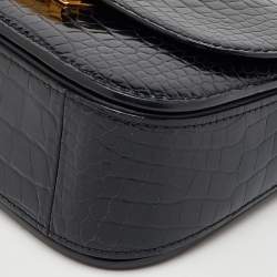 Louis Vuitton Black Alligator Vivienne Bag