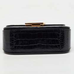 Louis Vuitton Black Alligator Vivienne Bag