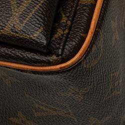 Pre Owned Louis Vuitton Brown Monogram Viva Cite MM