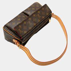 Pre Owned Louis Vuitton Brown Monogram Viva Cite MM