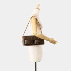 Pre Owned Louis Vuitton Brown Monogram Viva Cite MM