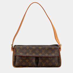Pre Owned Louis Vuitton Brown Monogram Viva Cite MM
