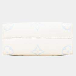 Louis Vuitton Blue/White Monogram Empreinte Giant Onthego PM