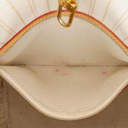 Louis Vuitton White Damier Azur Neverfull MM