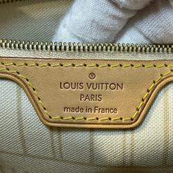 Louis Vuitton White Damier Azur Neverfull MM