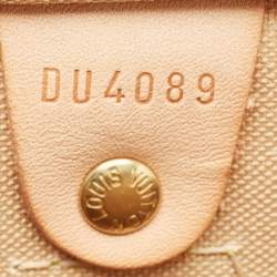 Pre Owned Louis Vuitton Damier Azur Canvas Speedy 35 Bag