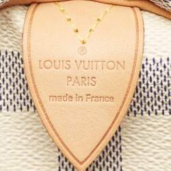 Pre Owned Louis Vuitton Damier Azur Canvas Speedy 35 Bag