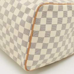 Pre Owned Louis Vuitton Damier Azur Canvas Speedy 35 Bag