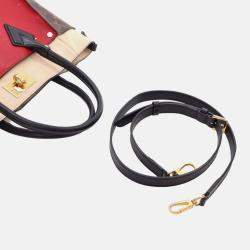 Louis Vuitton Red Monogram On My Side MM
