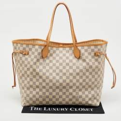 مملوكة مسبقًا Louis Vuitton Damier Azur Canvas Neverfull GM Bag