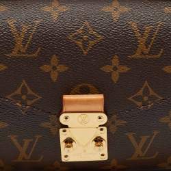 Pre Owned Louis Vuitton Monogram Canvas Pochette Métis East West Bag