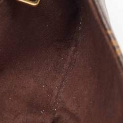 Pre Owned Louis Vuitton Monogram Canvas Pochette Métis East West Bag