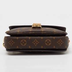 Pre Owned Louis Vuitton Monogram Canvas Pochette Métis East West Bag