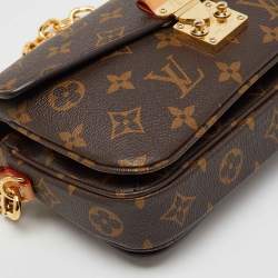 Pre Owned Louis Vuitton Monogram Canvas Pochette Métis East West Bag