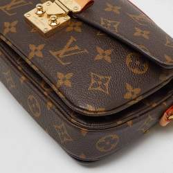 Pre Owned Louis Vuitton Monogram Canvas Pochette Métis East West Bag