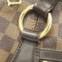 Pre Owned Louis Vuitton Damier Ebene Canvas Evora MM Shoulder Bag