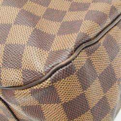 Pre Owned Louis Vuitton Damier Ebene Canvas Evora MM Shoulder Bag