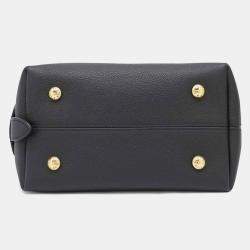 Pre Owned Louis Vuitton Black Leather Lowkey Hobo PM Bag