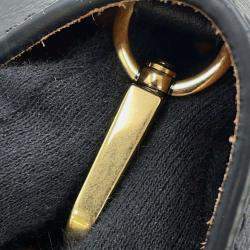 Pre Owned Louis Vuitton Black Leather Lowkey Hobo PM Bag