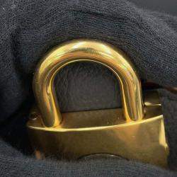 Pre Owned Louis Vuitton Black Leather Lowkey Hobo PM Bag