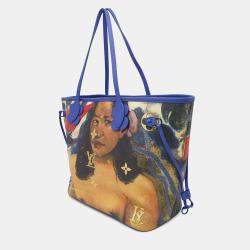 Louis Vuitton Blue Multicolor Monogram Masters Gauguin Neverfull MM Tote Bag