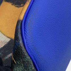 Louis Vuitton Blue Multicolor Monogram Masters Gauguin Neverfull MM Tote Bag